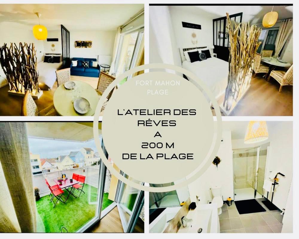 L'Atelier Des Reves A 200 M De La Plage Fort-Mahon-Plage Eksteriør billede